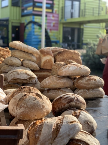 Breads selection