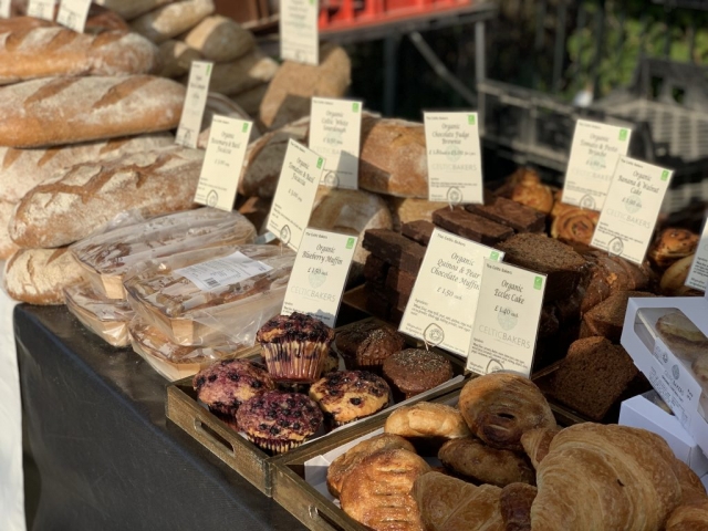 Photo of treats, focaccia and breads