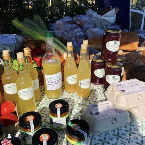 Range of organic produce