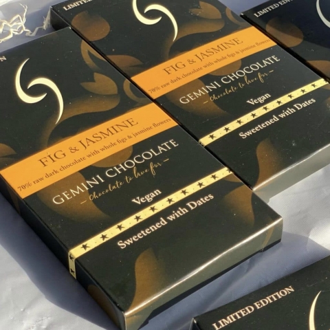 Vegan chocolate by Gemini Chocolate